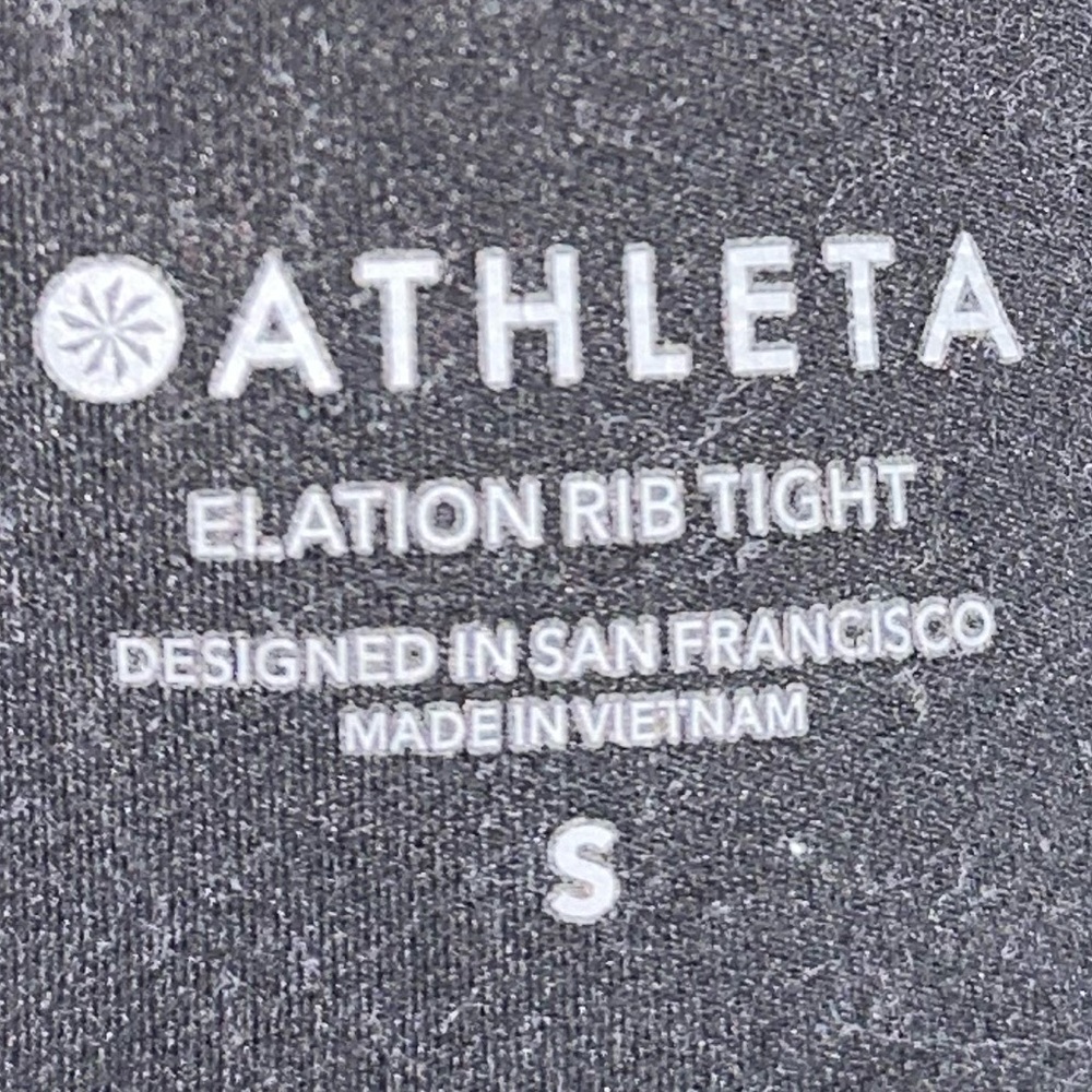 Athleta Elation Rib Tight Size Small - Picture 3 of 4